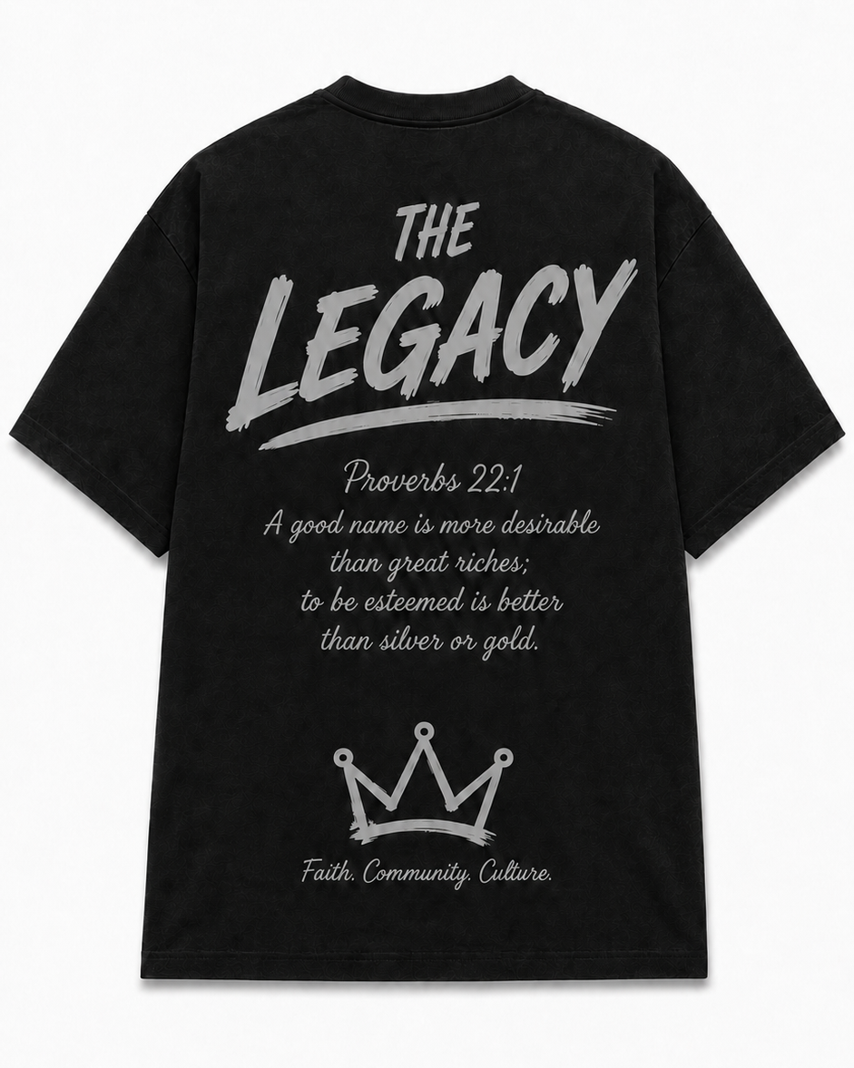 Legacy Heavyweight Tee — Vintage Black