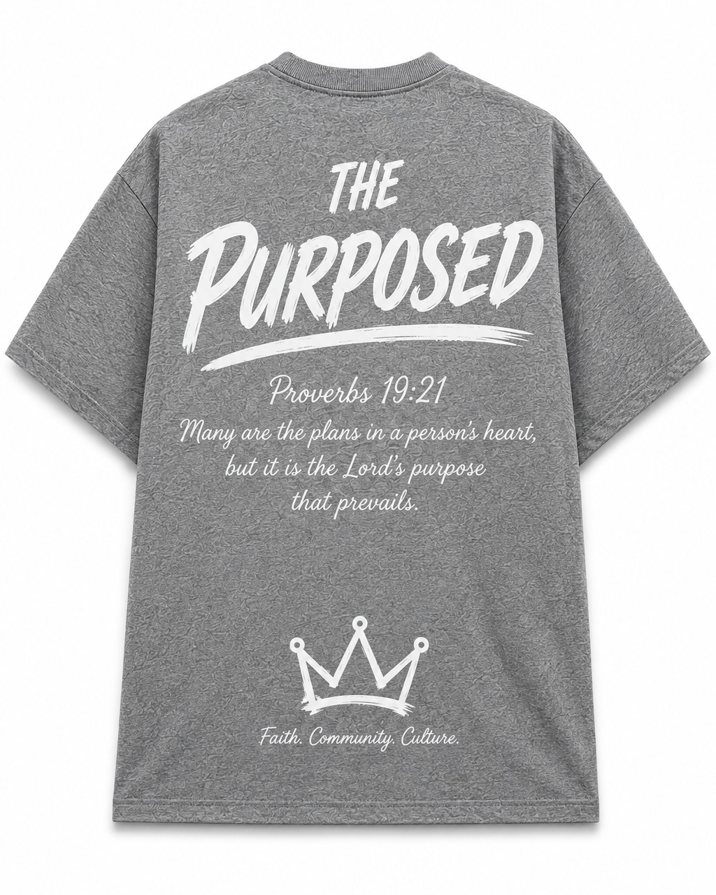 Purposed Heavyweight Tee — Heather Grey